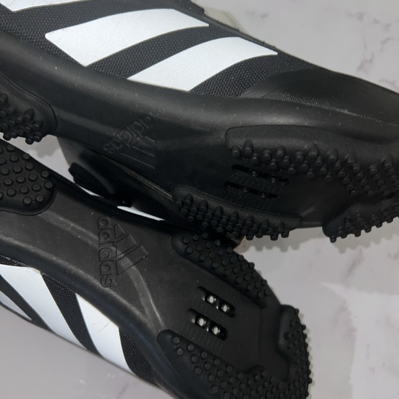 Adidas The Gravel 2.0 Cycling Shoes Black White Mens Size 9.5 Clipless HQ9034 - Picture 6 of 7